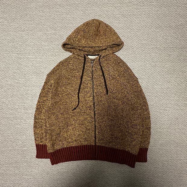 UNIQLO X MARNI knit hoodie zipup