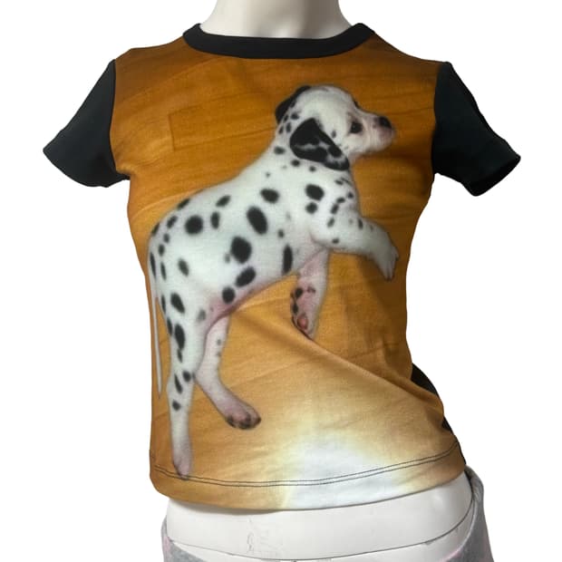 애슐리 윌리엄스 달마시안 베이비 티 xs