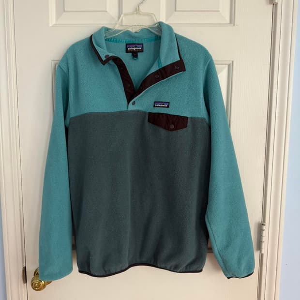 10s 파타고니아 신칠라 스냅-T 민트/딥그린/브라운