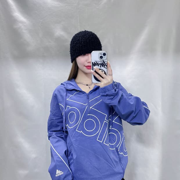 아디다스 반집업 아노락 