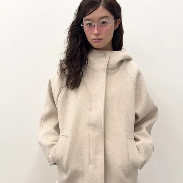 타입서비스 하프코트 오트밀 
택있음
새상품