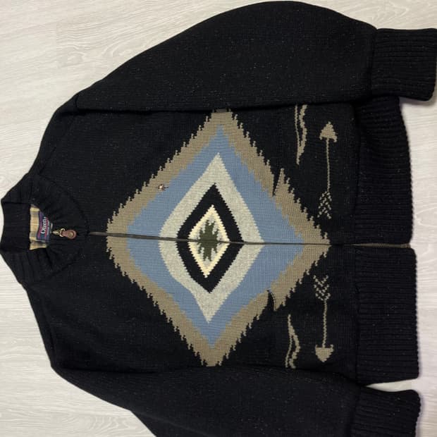 올젠 빈티지 니트점퍼 105-110