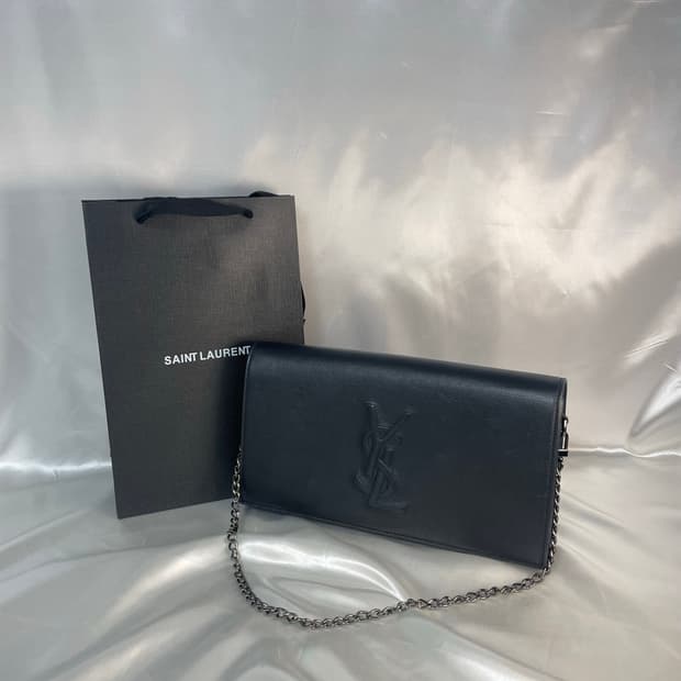 제품명 : 입생로랑 YSL 체인 숄더백 블랙 + 이너백 쇼핑백 포함