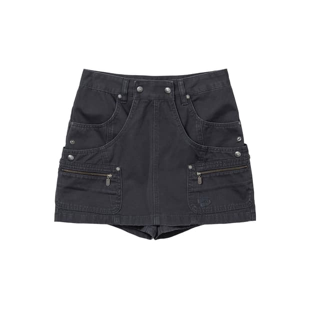 웰빙익스프레스 Layered Shorts Dark Grey