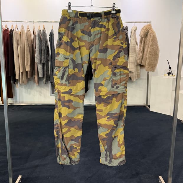 [M] 컬럼비아 카모 팬츠 2way 