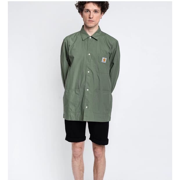 칼하트wip ls 셔츠 그린 m