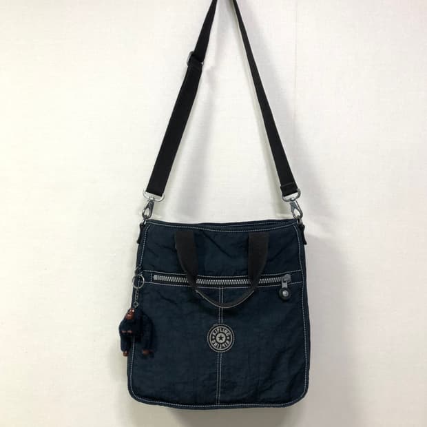 키플링 4포켓 사각 크로스백 토트백 서류가방 보조가방 _ 네이비