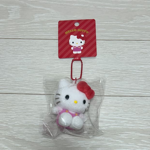 헬로키티 플로키 마스코트 키링