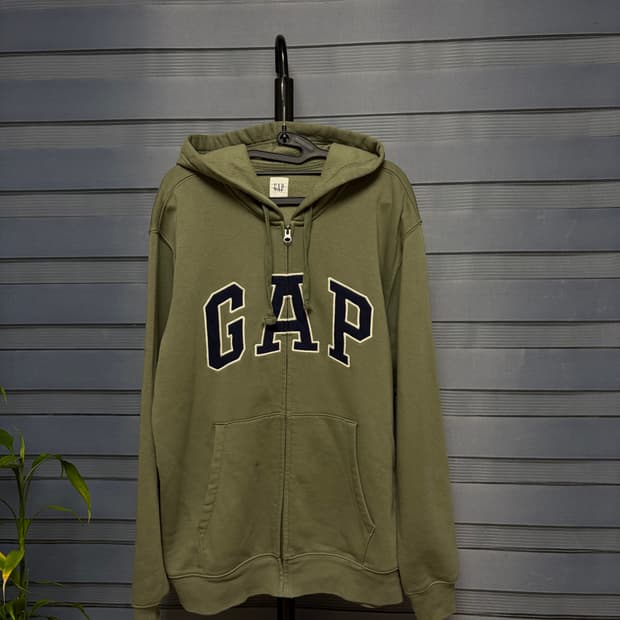 GAP 후드집업 M 카키
