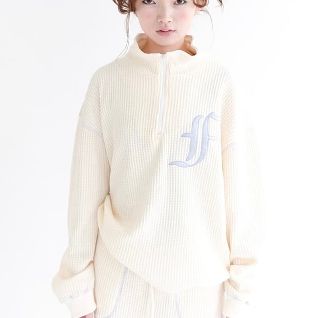 샵페어리 와플 집업