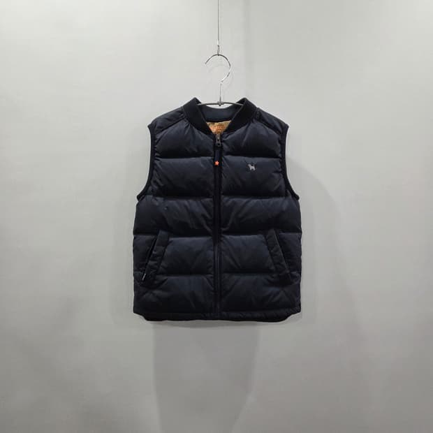 블루독 키즈 덕다운 조끼패딩 네이비 120/7Y