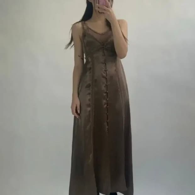 [무배] 루루서울 자체제작 Eternal Lace Dress(mocha)