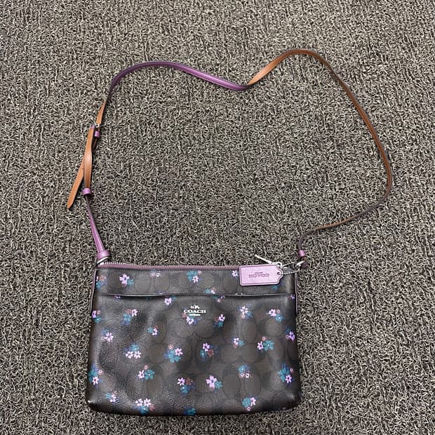 COACH 코치 여성 꽃무늬 미니 크로스백 가방