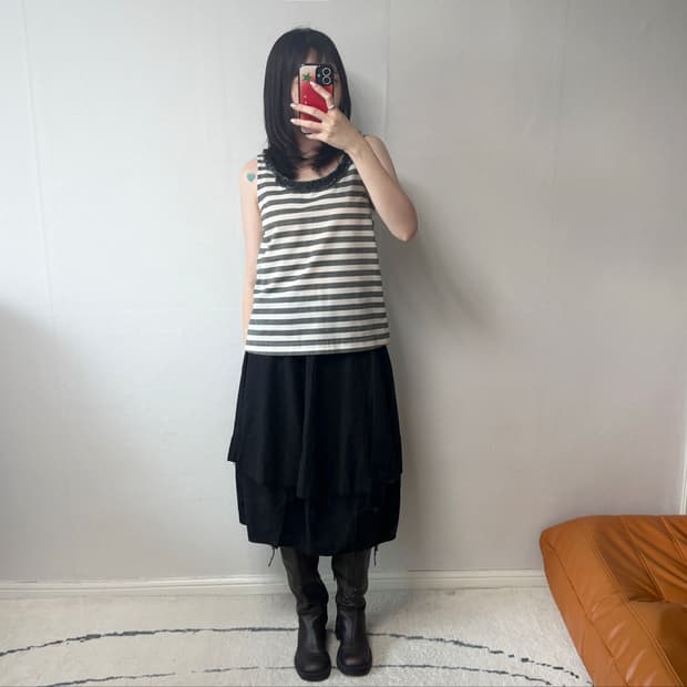 Comme des Garçons Frill Trim Top