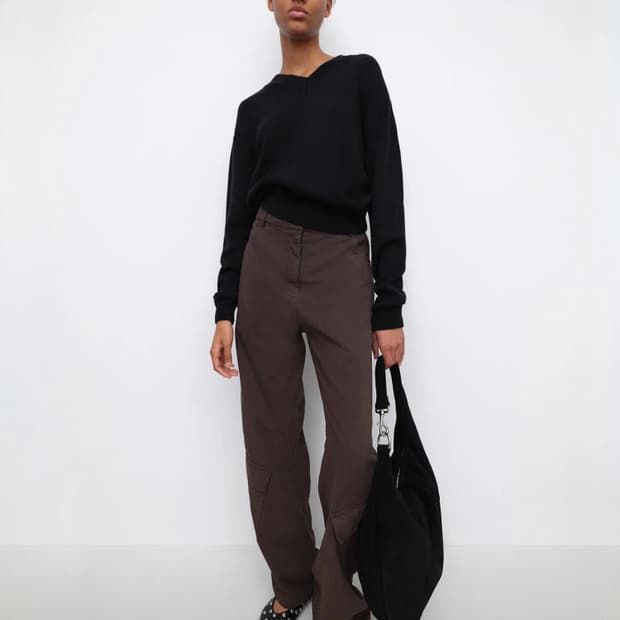 [36,38]기마구아스 Irina 카고 팬츠/브라운