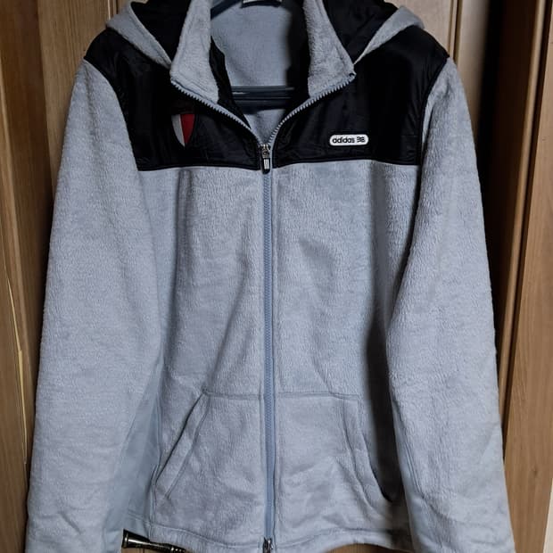 아디다스 후리스 집업 남성XL