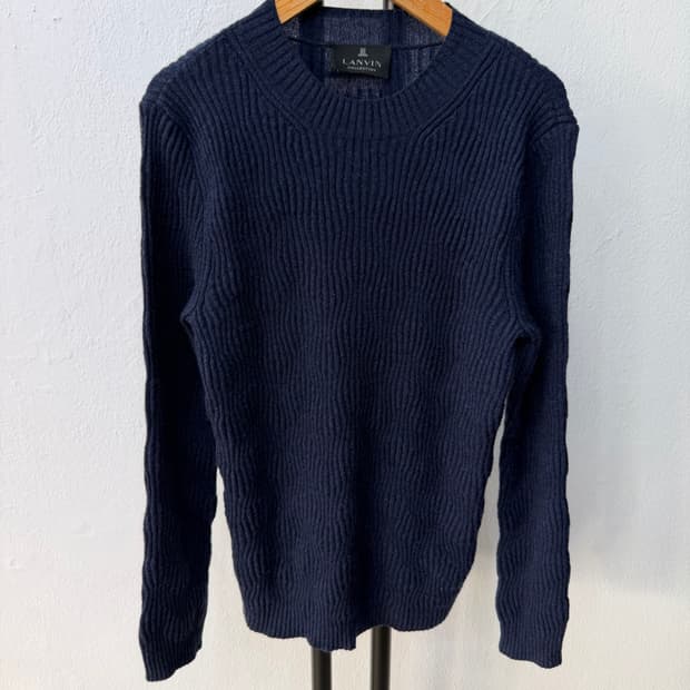 정품) LANVIN 랑방 한섬 넥라인 22ss 니트 90
