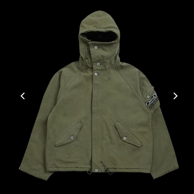 Alfred 스톤 워시드 스모크 자켓(카키) 