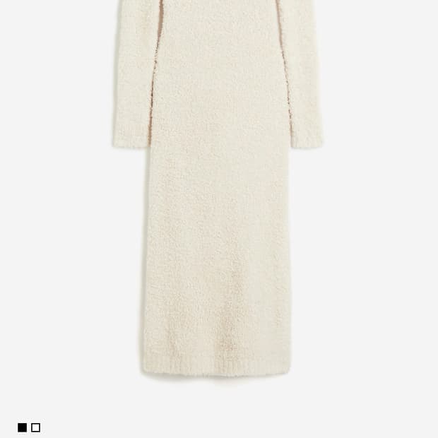 H&M 플러피 니트 드레스