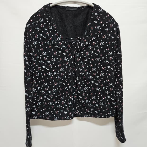 F 폴리수엠 플라워 패턴 가디건