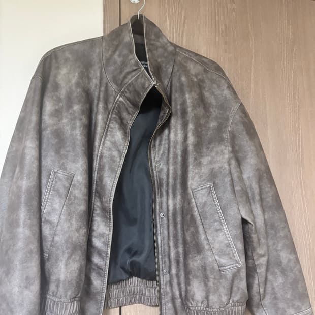 무신사 스탠다드 레더자켓