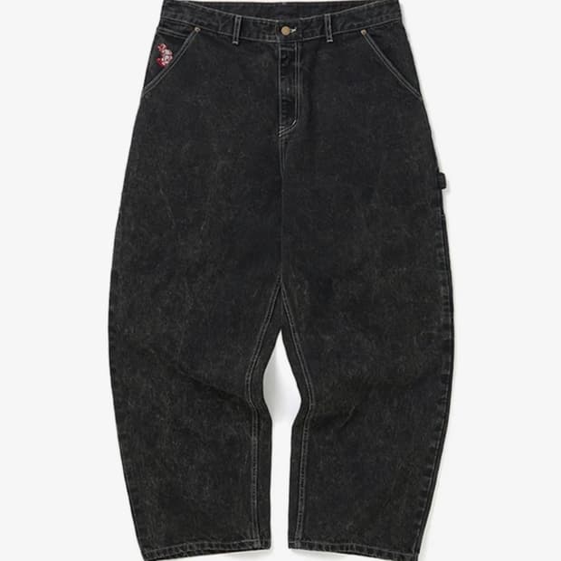 위캔더스 DRAGGY WORK PANTS (D.BLACK)