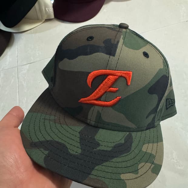 뉴에라 한화이글스 카모 캡 5/8 미시착 처분 