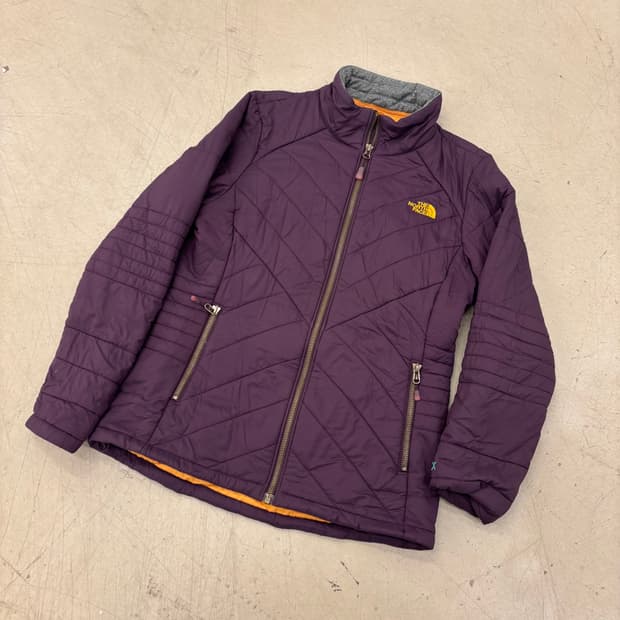 노스페이스 퍼플 퀼팅 우먼 패딩