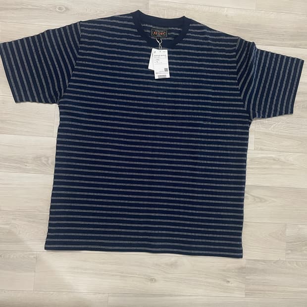 빔즈 플러스 포켓 자카드 반팔티셔츠 XL