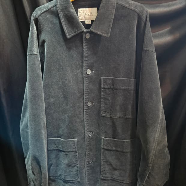 SLOW 에스로우 코듀로이 셔츠 자켓