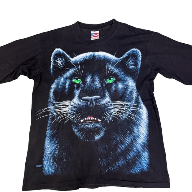 빈티지 90s 재규어 그래픽 롱슬리브 쭉티 L