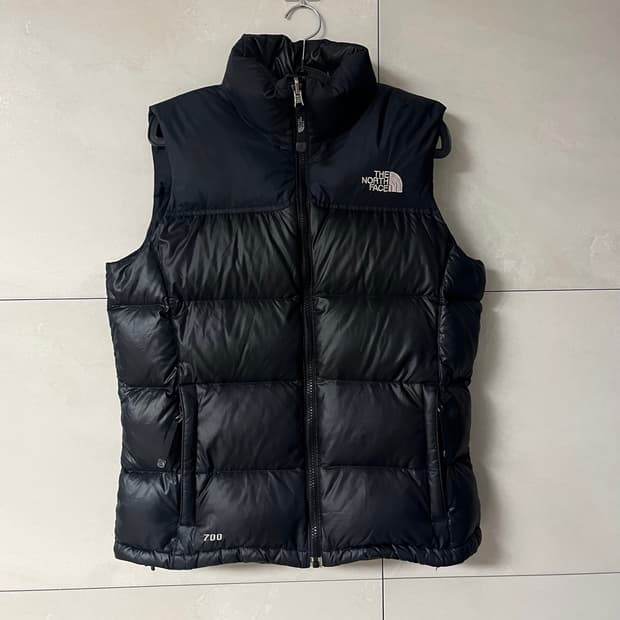노스페이스 눕시 700 패딩 조끼 블랙 [L]