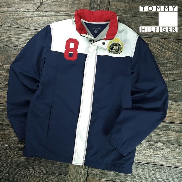[타미힐피거] 올드스쿨 빈티지 바람막이 자켓 M19290