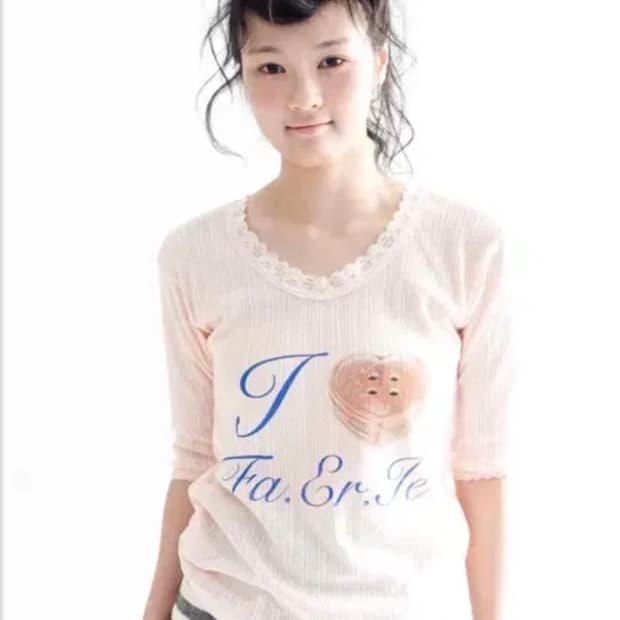 샵페어리 레이스 티셔츠 핑크