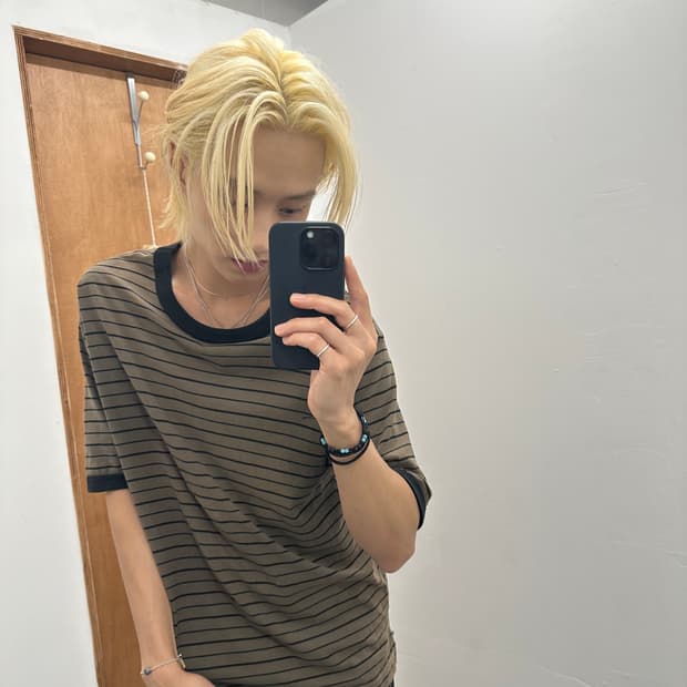 MHL. Cotton Linen Stripe Jersey