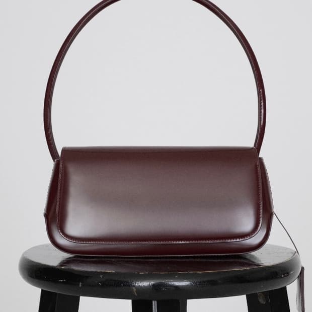 Commission nyc Moto sling burgundy