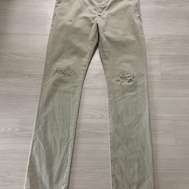 생로랑 SS17 데미지 리페어 크래쉬 치노 팬츠 30
