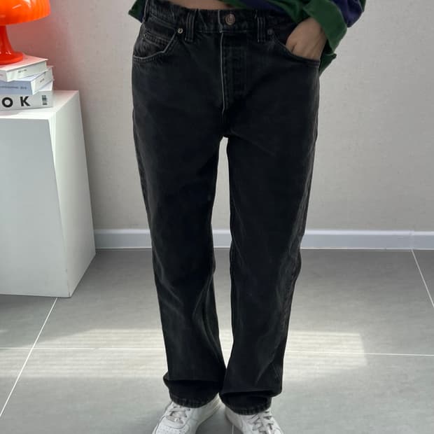 (허단38)리바이스 흑청 619 오렌지탭-M1846