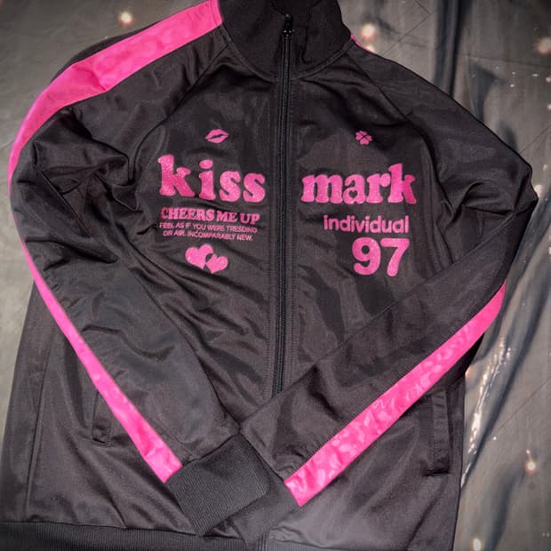 빈티지 y2k 키스마크 져지 