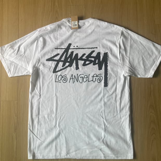 Stussy Stock Los Angeles T-shirt White