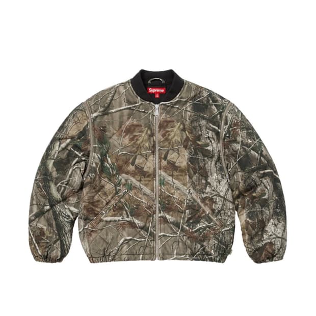 슈프림 리얼트리 봄버자켓