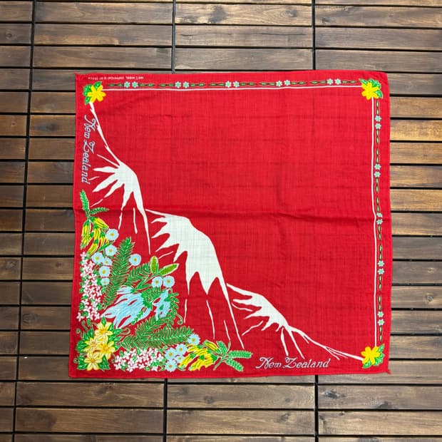 빈티지 뉴질랜드 반다나  