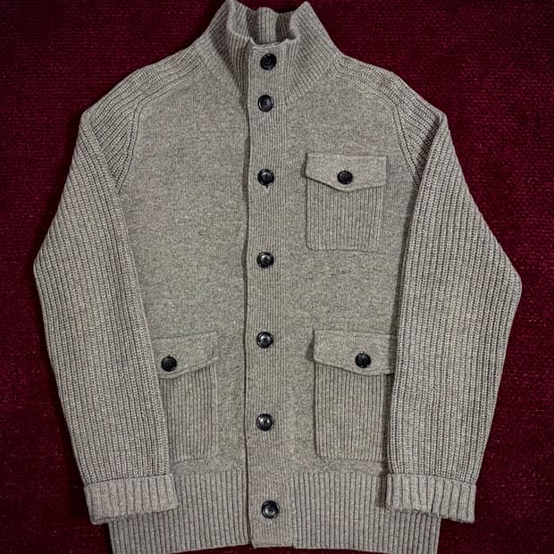 바나나리퍼블릭 메리노울 니트 자켓 M