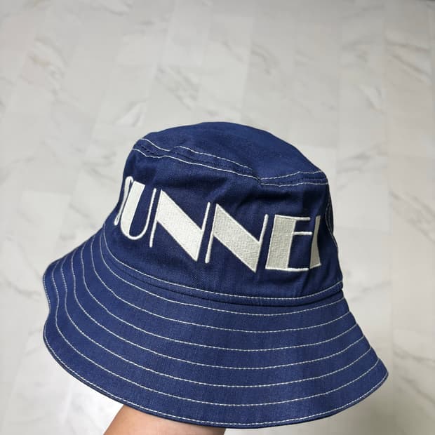 써네이 데님 버킷햇 새상품
