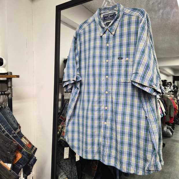 Polo Sport Sportsman 체크 반팔 셔츠