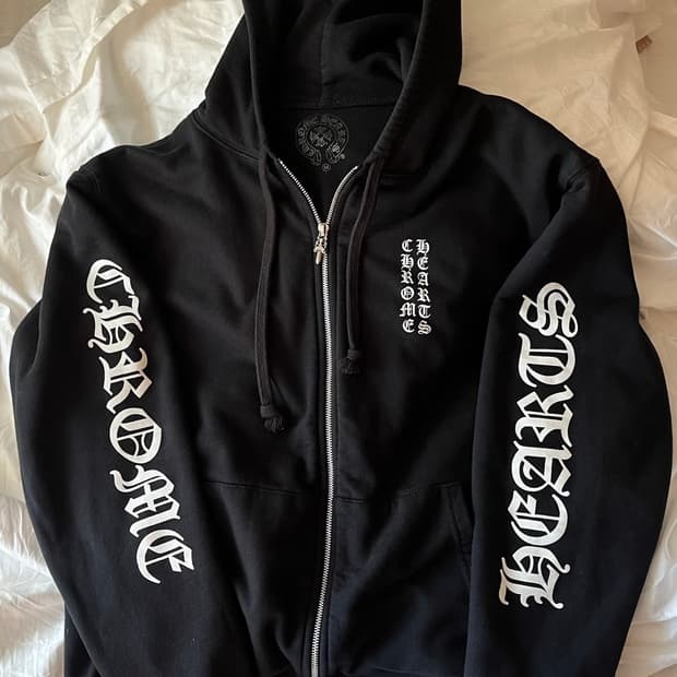 크롬하츠 버티컬 후드집업