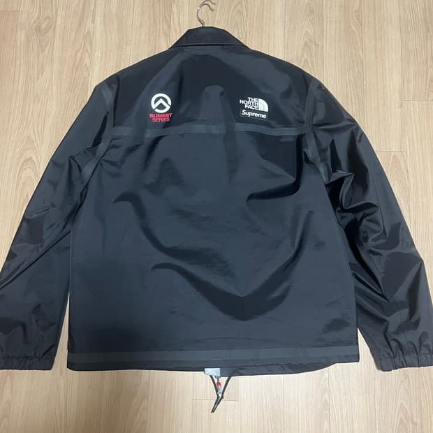 슈프림x노스 써밋 테이프심 코치 자켓 블랙 M