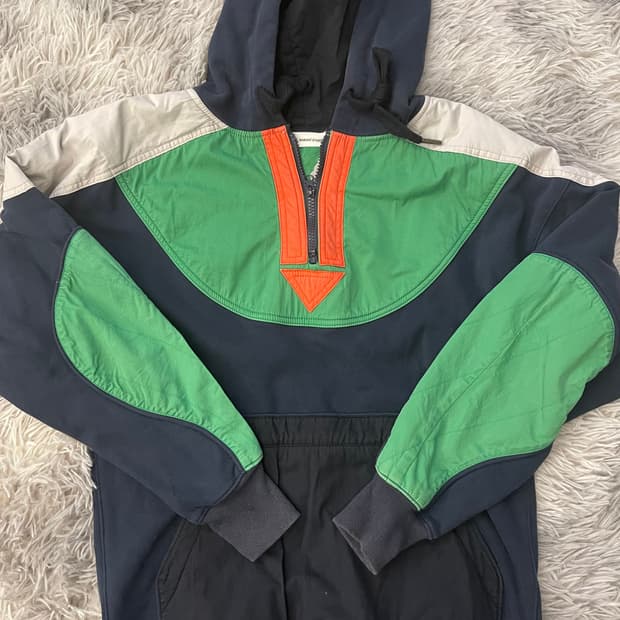 이자벨마랑 에뚜왈 컬러블록 후드 아노락