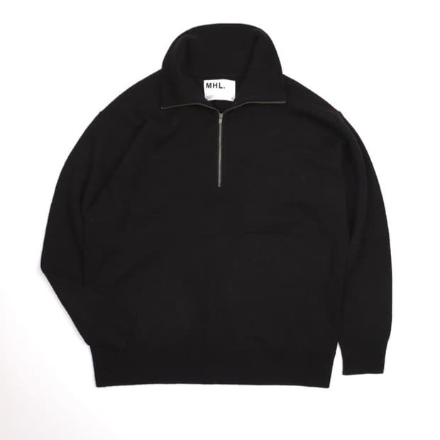 MHL 하프집업 니트
