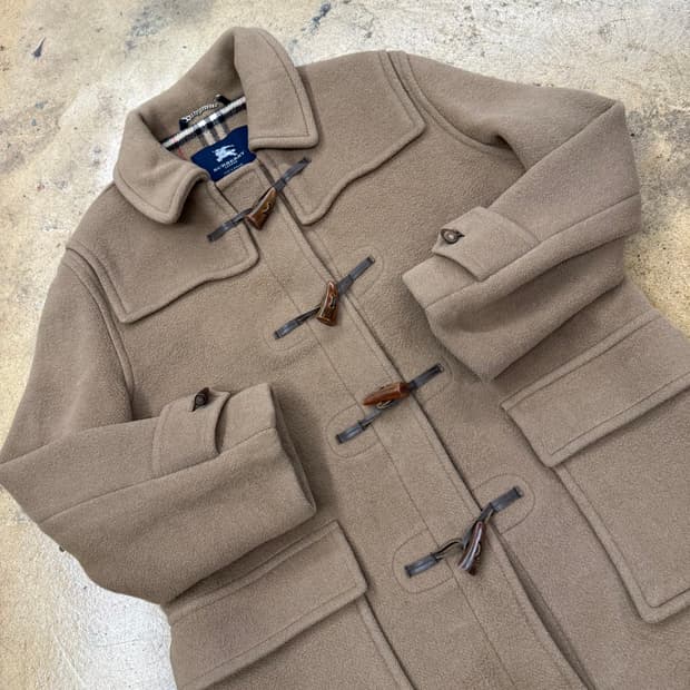 버버리 베이지 브라운 떡볶이 코트 